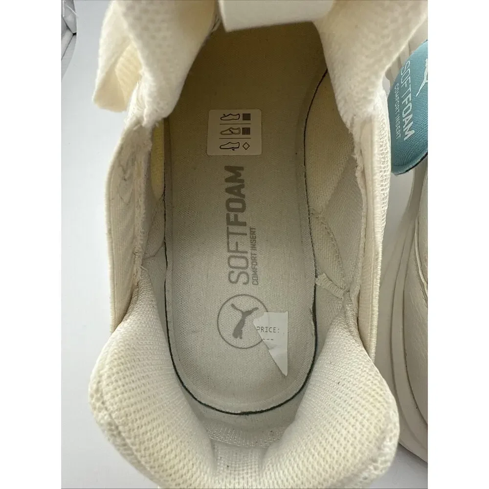 Puma Enzo Premium Women’s Shoes/Sneakers Size 9 Mesh Ivory 191331-02 NEW - Picture 4 of 16